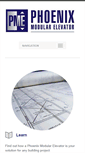 Mobile Screenshot of phoenixmodularelevator.com